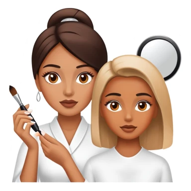 girl in beauty salon sticker