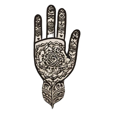 Henna sticker