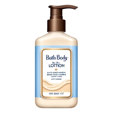 bath and body works book loft lotion  sticker