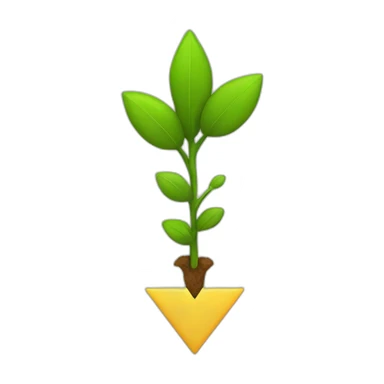 growth arrow sticker