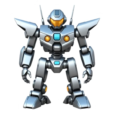 A Japanese mech sticker