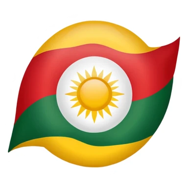 Kurdistan flag sticker