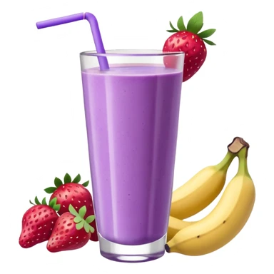 Bol de smoothie violet pastel et blanc sticker