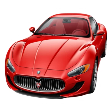 Maserati sports car sticker