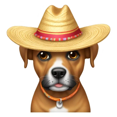 perro con sombrero sticker