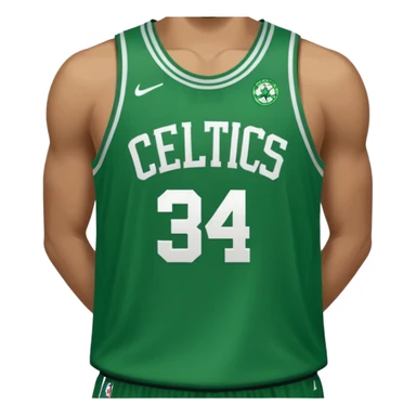 Boston Celtics NBA jersey sticker