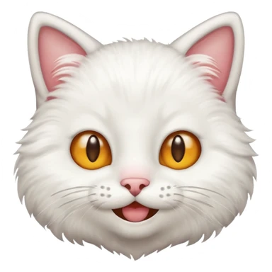 emoji cat w face of a man  sticker