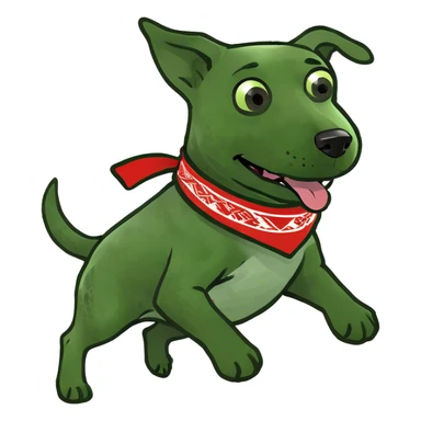 A bitch running  sticker