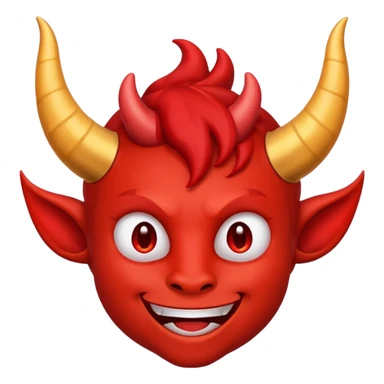 smiling face whit horns emoji sticker