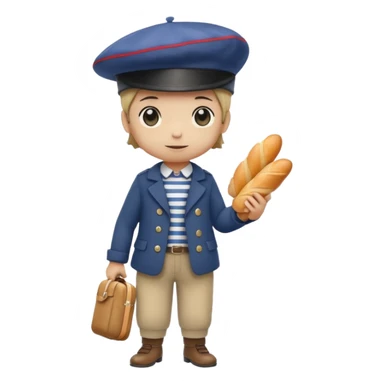 A Pokémon based on the theme of France  sticker