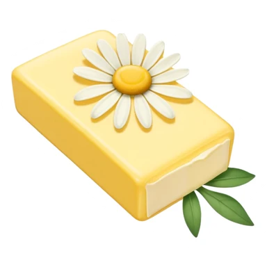 Butter with flower sticker