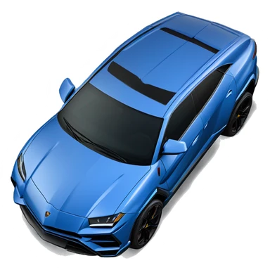 blue Lamborghini urus sticker