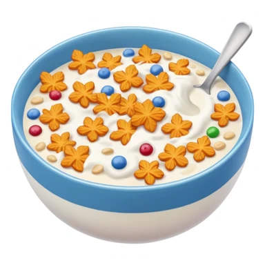 cereal with milk sticker