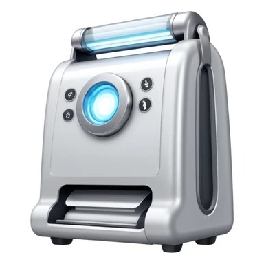 Máquina de depilación láser con rayos de luz sticker