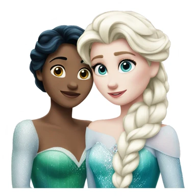 Ariel with elsa sticker