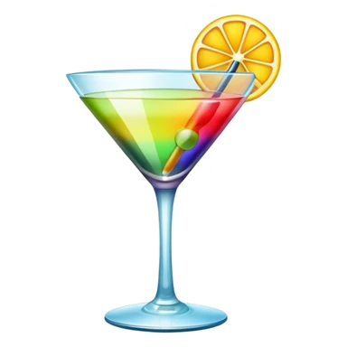 create a cocktail emoji sticker