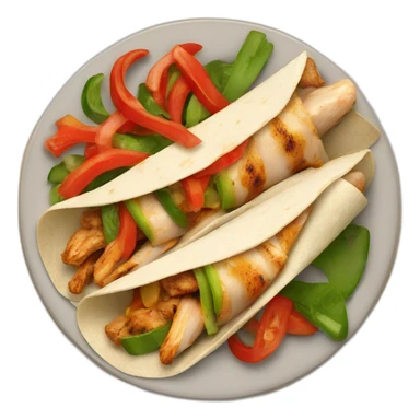 Chicken fajitas sticker