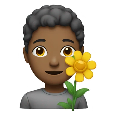 🥹 without tears, giving flowers  sticker