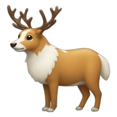 christmas animals sticker