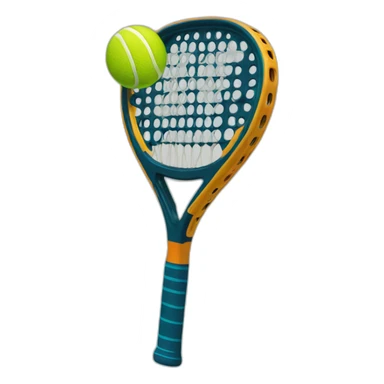 padel tennis racket sticker