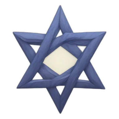 jewish star sticker