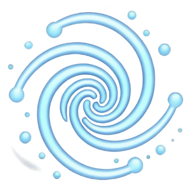 black magic particles sticker