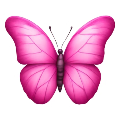 Butterfly hearts pink sticker