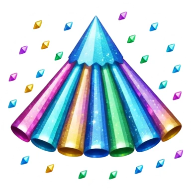 Sparkling glitter  sticker
