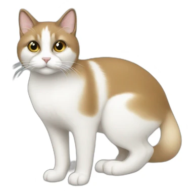 Gato snowshoe sticker