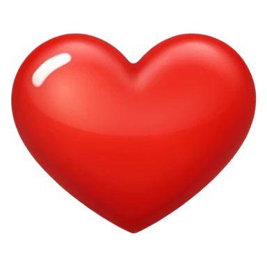Создай эмодзи для телеграм канала сердце красное, размер 100 на 100 с прозрачным фоном sticker