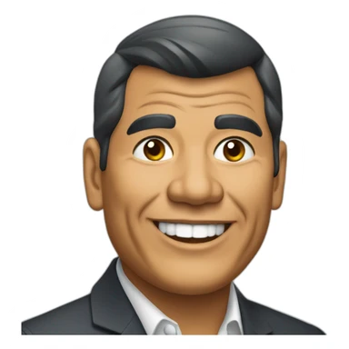 Rafael correa ecuador sticker