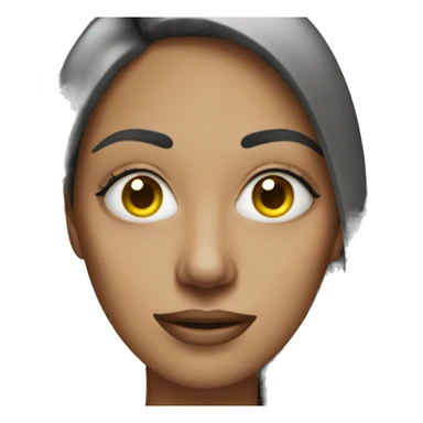 woman with money eyes  sticker