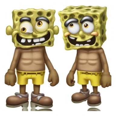 Freak SpongeBob SquarePants  sticker