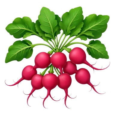 bunch of radish sticker