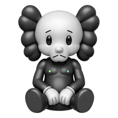 Kaws figure  sticker
