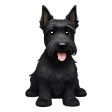 scottish-terrier-black-blackeyes sticker
