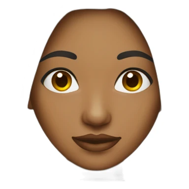 Indian woman with nose stud sticker