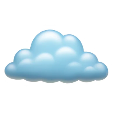 clouds with rays coming out of it  sticker