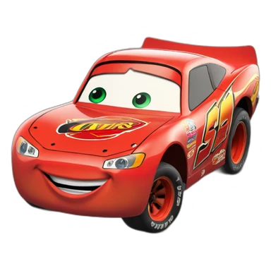 lightning Mcqueen from Cars sticker