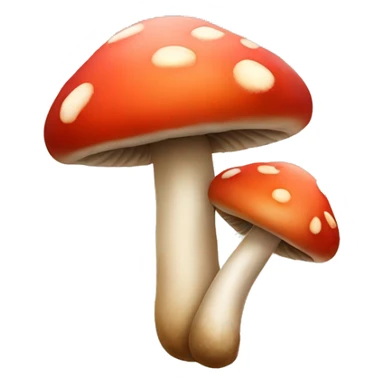 Two mushrooms in love  sticker