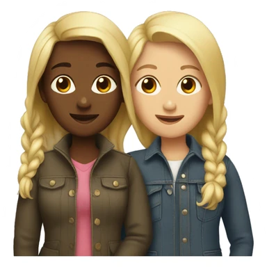 Lesbian couple sticker