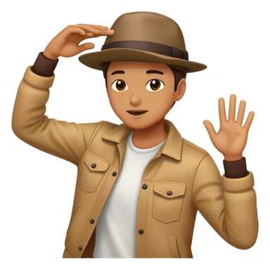 The dab is a quick move where you bend one arm in front of your face as if sneezing, while the other arm extends out to the side and slightly upward, with a slight lean of the upper body to add style. sticker