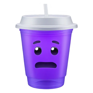 plastic double cup with purple sprite inside (lean) sticker