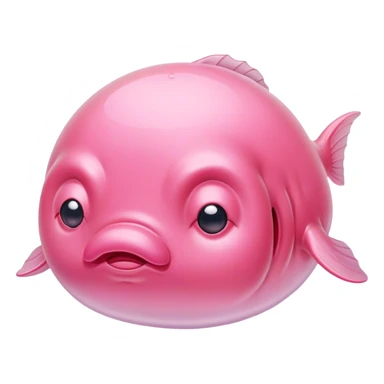 A blobfish sticker
