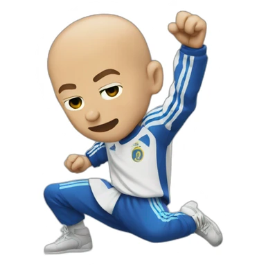 Zidane dab sticker