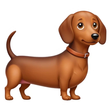 Sausage dog sticker