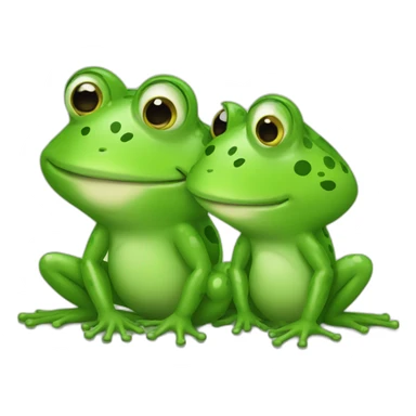 Frogs turned gay sticker