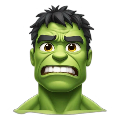 hulk with Tears of Joy sticker