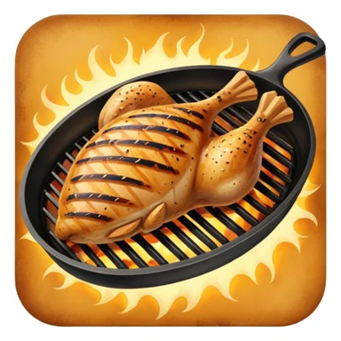 Grilled Chicken breast sticker