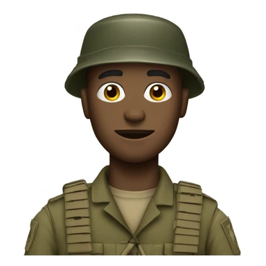 Infantry soldier man  sticker